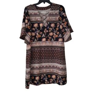 Sugar & Lips Multicolored Dress Small